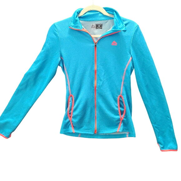 RBX Performance Womens Jacket Blue SIze Small 100% Polyester Long Sleeve Pockets - Picture 1 of 12